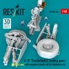 RESKIT RSU48-0544 A-10 Thunderbolt II landing gears (Early & Late) with weighted wheels set for HobbyBoss kit (Metal+3D Printed) 1/48